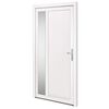 vidaXL Porte d'entr&eacute;e Blanc 108x208 cm PVC