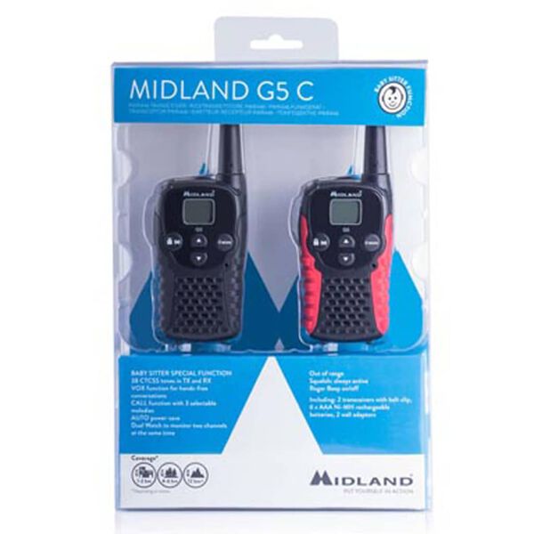 Midland&reg; G5C - Pmr446 Duoblister Set