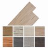 vidaXL Planches de sol 36 pcs Ch&ecirc;ne marron 5,02 m&sup2; PVC