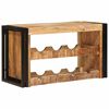 vidaXL &Eacute;tag&egrave;re &agrave; vin Marron 80 x 45 x 33 cm Bois de mangue brut solide