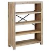 vidaXL Biblioth&egrave;que 4 niveaux 80x30x110 cm Bois solide d'acacia