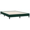 vidaXL Sommier &agrave; lattes de lit et matelas vert fonc&eacute; 160x220cm velours