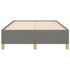 vidaXL Cadre de lit sans matelas gris fonc&eacute; 120x190 cm tissu
