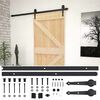 vidaXL Porte coulissante avec kit de quincaillerie 80x210cm Pin massif