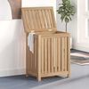 vidaXL Bac &agrave; linge 50x35x60 cm bois de teck massif