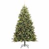 vidaXL Sapin de No&euml;l artificiel avec branches pliables et c&ocirc;nes 240 cm