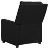 vidaXL Fauteuil de massage Noir Tissu