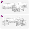 vidaXL Ensemble de canap&eacute;s d'ext&eacute;rieur 8 pcs Naturel et Beige