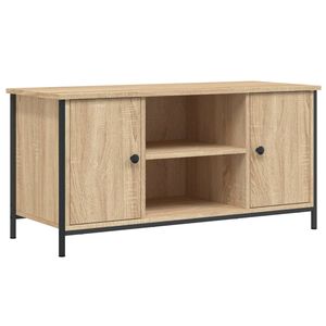 vidaXL Meuble TV Ch&ecirc;ne sonoma 100x40x50 cm Bois d'ing&eacute;nierie