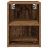 vidaXL Armoire suspendue avec stockage Bois ancien 30 x 29,5 x 40 cm