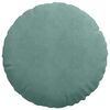 vidaXL Coussins de si&egrave;ge 2 pcs Vert Mer &Oslash; 40 x 13 cm Velours