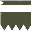 vidaXL Bordure de Pelouse 20 pcs Vert olive 100 x 0.05 x 20 cm