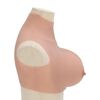 vidaXL Plastron en silicone naturel coupe H