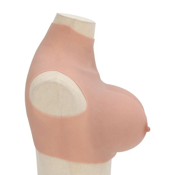 vidaXL Plastron en silicone naturel coupe H