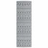 vidaXL Tapis d'ext&eacute;rieur ARAKIL gris 80 x 250 cm PP
