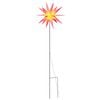 vidaXL Lumi&egrave;re de No&euml;l avec piquet LED pliable rouge 57 cm