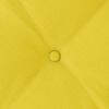 vidaXL Coussin de Dos Jaune clair 180 x 19 x 50 cm tissu