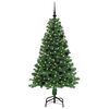 vidaXL Sapin de No&euml;l artificiel Vert 150 cm PVC, Acier et Plastique