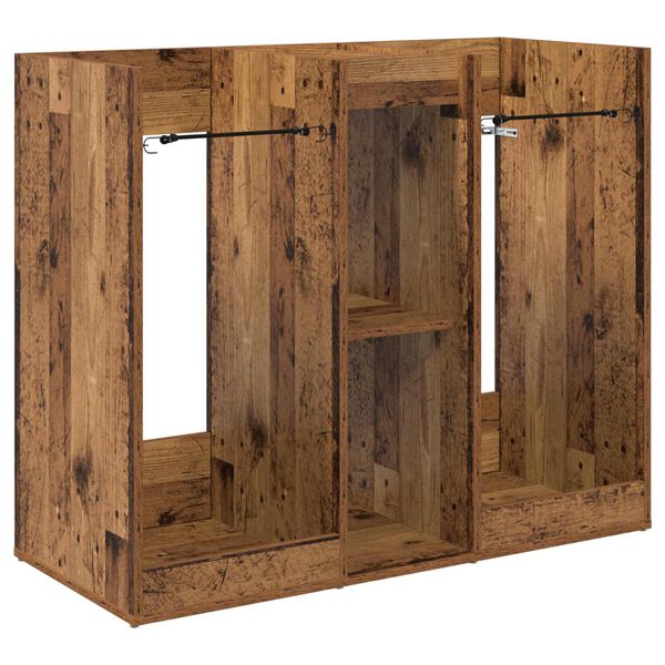 vidaXL Armoire de Golf Uni Bois ancien 102 x 45 x 85,5 cm
