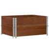 vidaXL Jardini&egrave;re marron 80x60 cm bois massif de pin