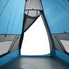 vidaXL Tente de camping tipi 7 personnes bleu imperméable