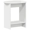vidaXL Table d'appoint Blanc Brillant 50 x 39,5 x 55 cm