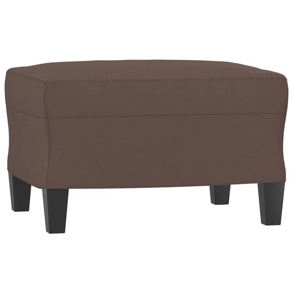 vidaXL Repose-pied Marron 60x50x41 cm Similicuir
