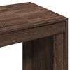 vidaXL Bureau chêne marron 123,5x73,5x75 cm bois d'ingénierie