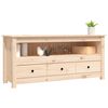 vidaXL Meuble TV 114x35x52 cm Bois de pin massif
