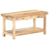 vidaXL Table basse extensible 90x(45-90)x45 cm Bois de manguier massif