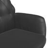 vidaXL Chaise de relaxation Noir Similicuir