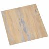 vidaXL Planches de sol 5,11 m&sup2; 55 pcs PVC Marron et gris