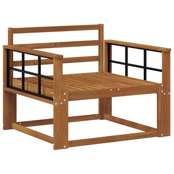 vidaXL Sofa de milieu ext&eacute;rieur Bois d'Acacia Massif Naturel