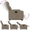 vidaXL Fauteuil inclinable Cappuccino Similicuir