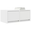 vidaXL Meuble TV blanc 60x31x25,5 cm bois d'ingénierie