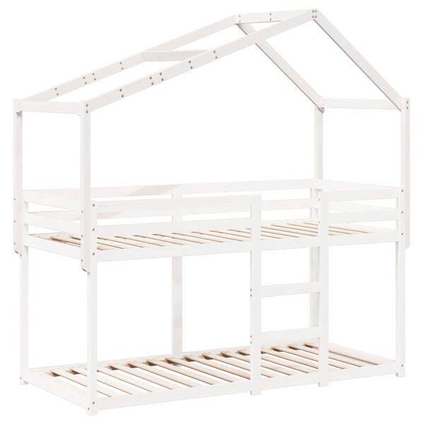 vidaXL Toit de lit pour enfants 213x95,5x144,5 cm bois de pin massif