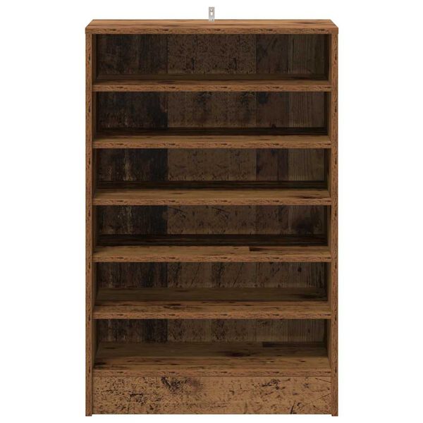 vidaXL Armoire &agrave; chaussures vieux bois 60x35x92 cm bois d'ing&eacute;nierie