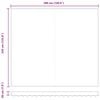 vidaXL Auvent R&eacute;tractable Blanc 400 &times; 350 cm Tissu et Aluminium