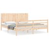 vidaXL Cadre de lit sans matelas bois massif