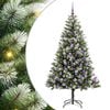 vidaXL Arbre de No&euml;l artificiel avec neige artificielle 300 LED