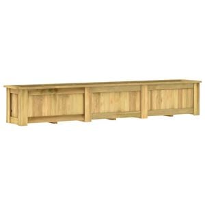 vidaXL Jardini&egrave;re sur&eacute;lev&eacute;e 291x50x50 cm Bois de pin impr&eacute;gn&eacute;