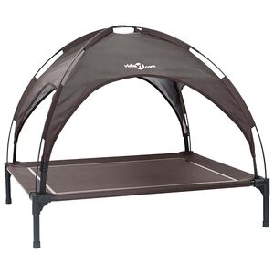 vidaXL Lit pour Chien 90 x 81 x 80,5 cm Acier Marron