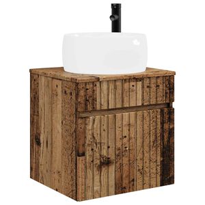 vidaXL Meuble de lavabo mural Bois ancien 49 x 44,5 x 66 cm