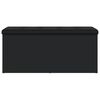 vidaXL Banc de rangement noir 102x42x45 cm bois d'ing&eacute;nierie