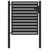 vidaXL Portail de jardin verrouillable noir 100x100 cm aluminium