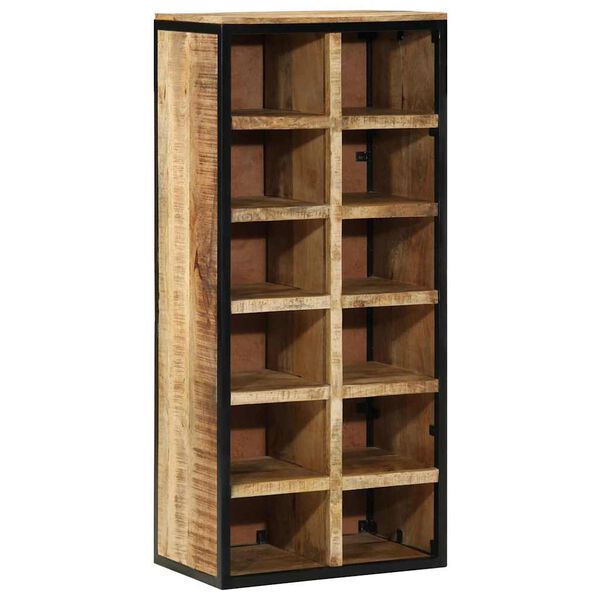 vidaXL Cabinet &agrave; chaussures avec stockage Marron 50 x 30 x 110 cm