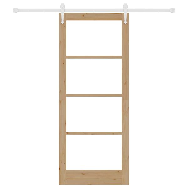 vidaXL Porte coulissante Naturel 86 x 211 cm