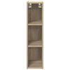 vidaXL Armoire suspendue avec stockage Ch&ecirc;ne Sonoma 20 x 29,5 x 80 cm