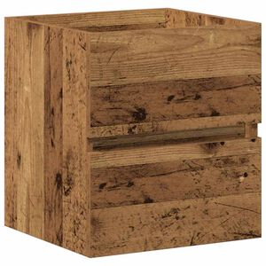 vidaXL Meuble de Lavabo de Salle de Bain Bois Ancien 41 x 38,5 x 45 cm