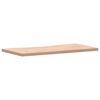 vidaXL Dessus de bureau 80x(36-40)x2,5 cm bois massif de h&ecirc;tre
